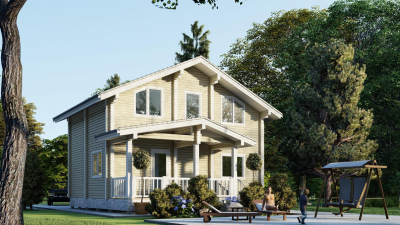 Проект Дом из профилированного бруса