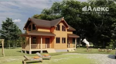 Проект деревянного дома для большой семьи РН-02.22